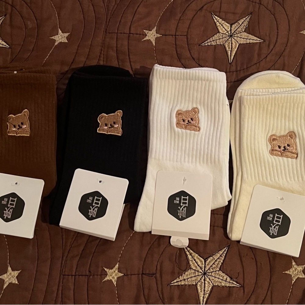 Cute bear socks